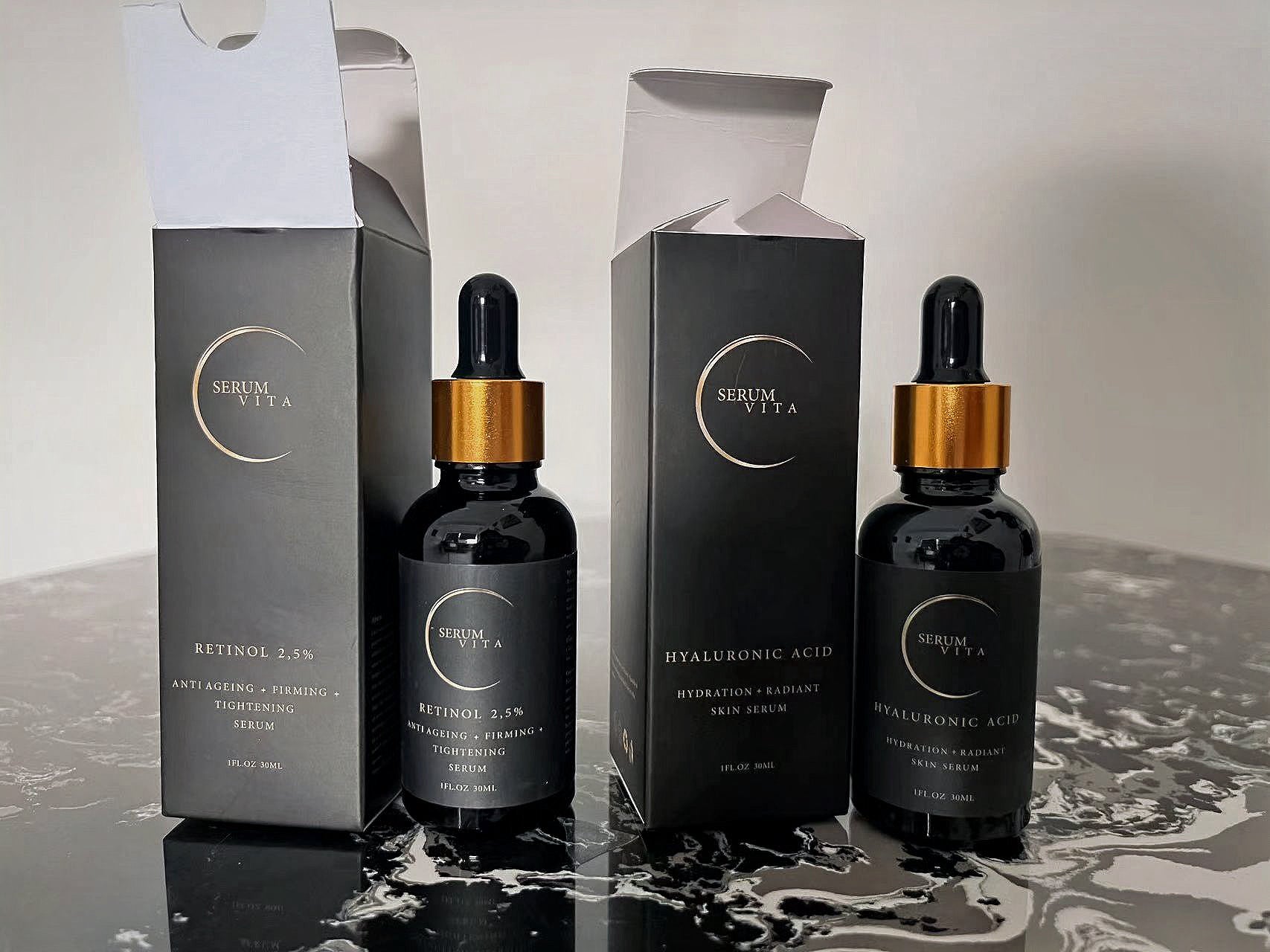 THE PERFECT THREE Combo Serums (Vitamin C + Retinol + Hyaluronic Acid)